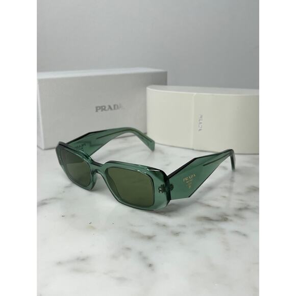 NEW Prada PR17WS Symbole Sunglasses in Sage Green - Picture 3 of 8